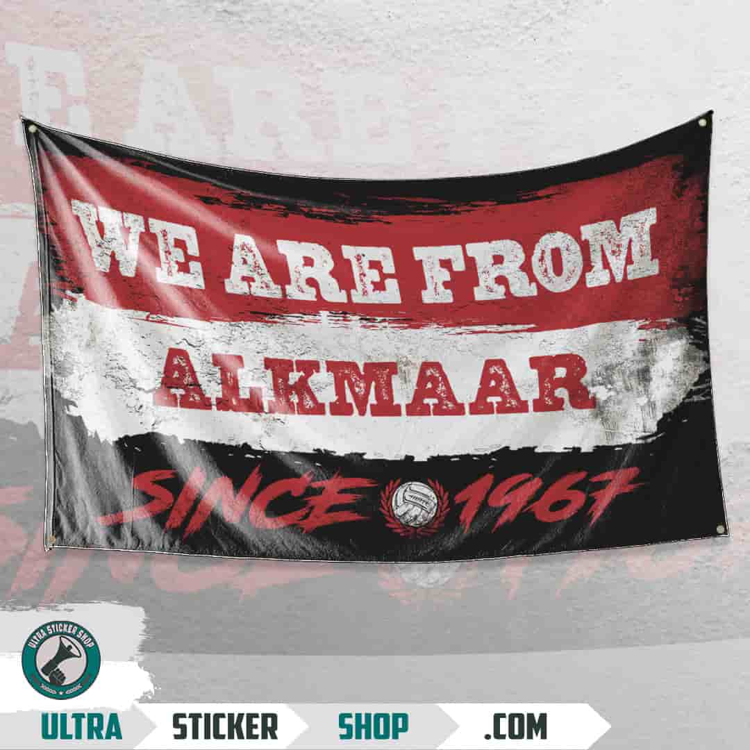 We are from Alkmaar since 1967 Vlag