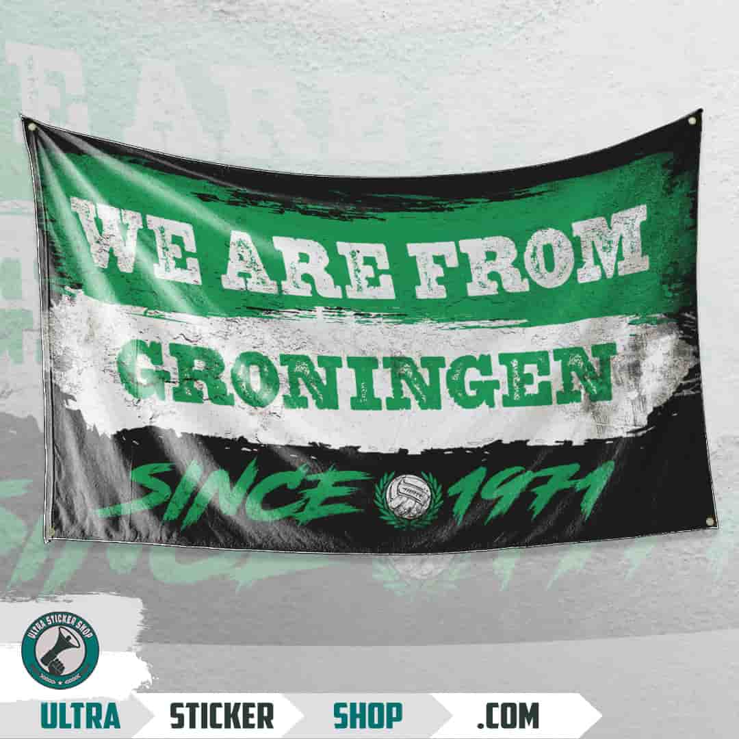 We are from Groningen since 1971 Vlag