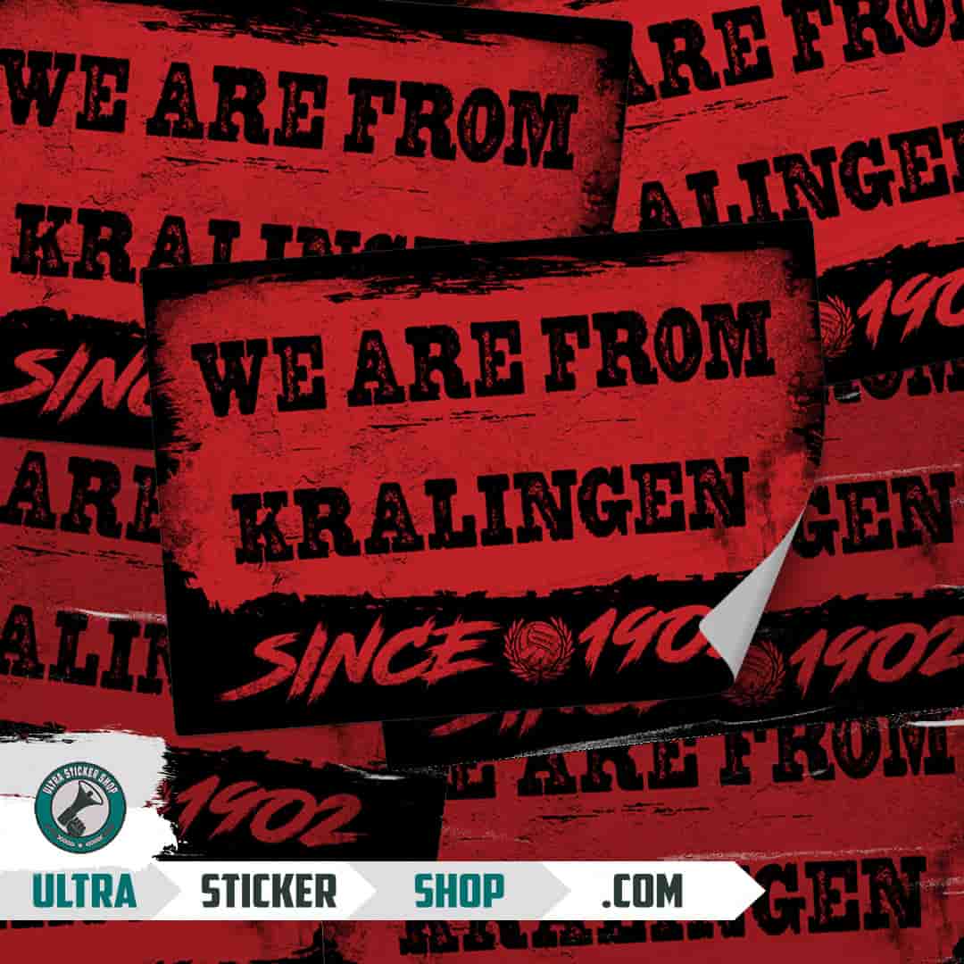 We are from Kralingen since 1902 Stickers