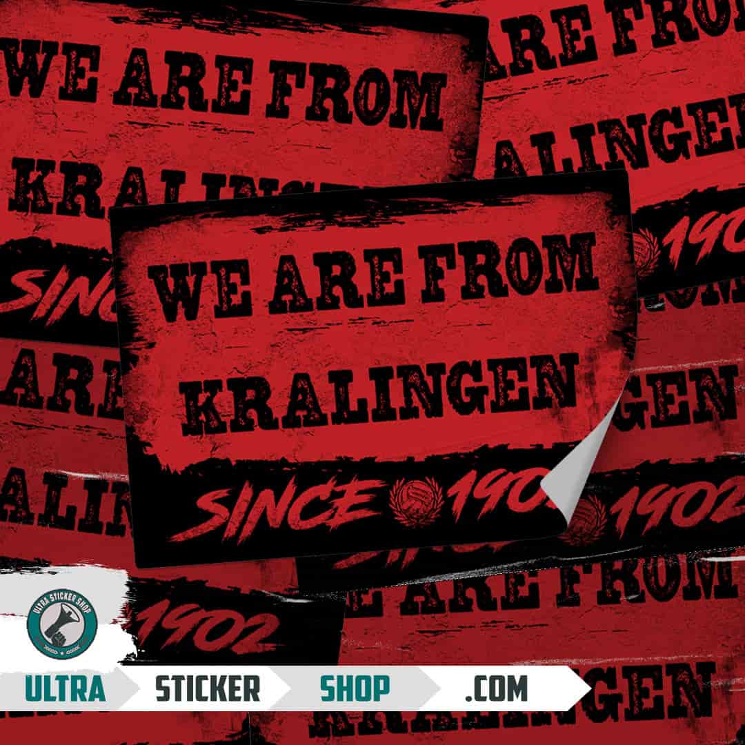 We are from Kralingen since 1902 Stickers
