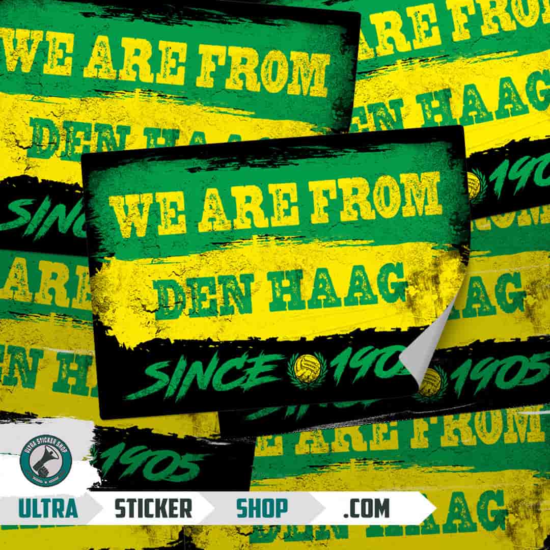 We are from Den Haag since 1905 Stickers