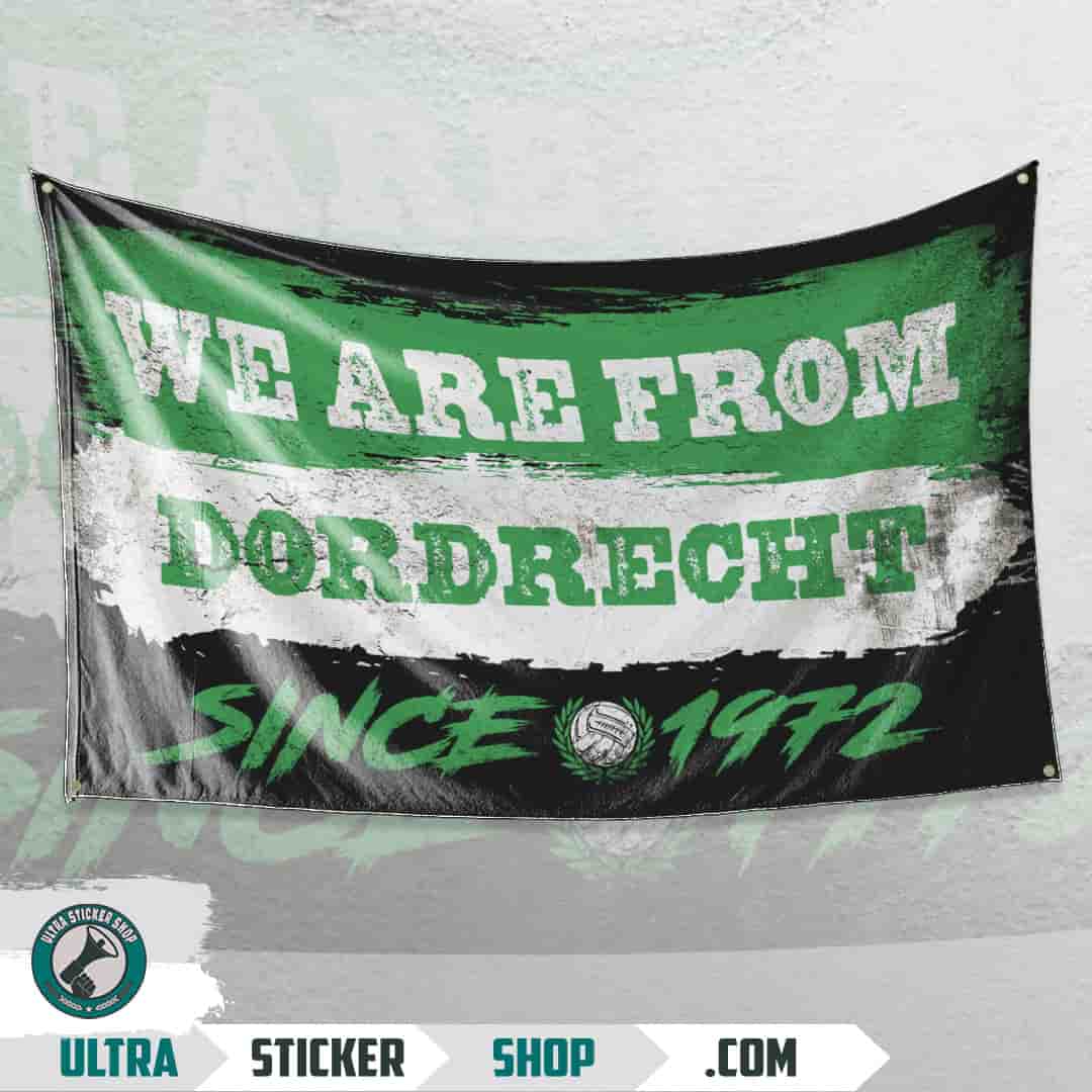 We are from Dordrecht since 1972 Vlag