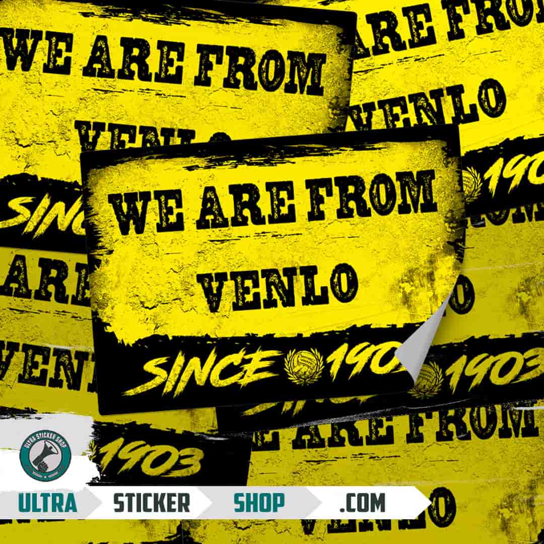 We are from Venlo since 1903 Stickers
