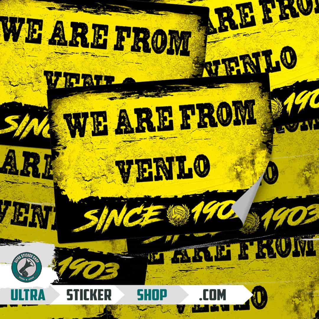 We are from Venlo since 1903 Stickers
