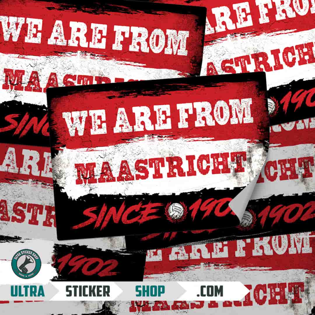 We are from Maastricht since 1902 Stickers