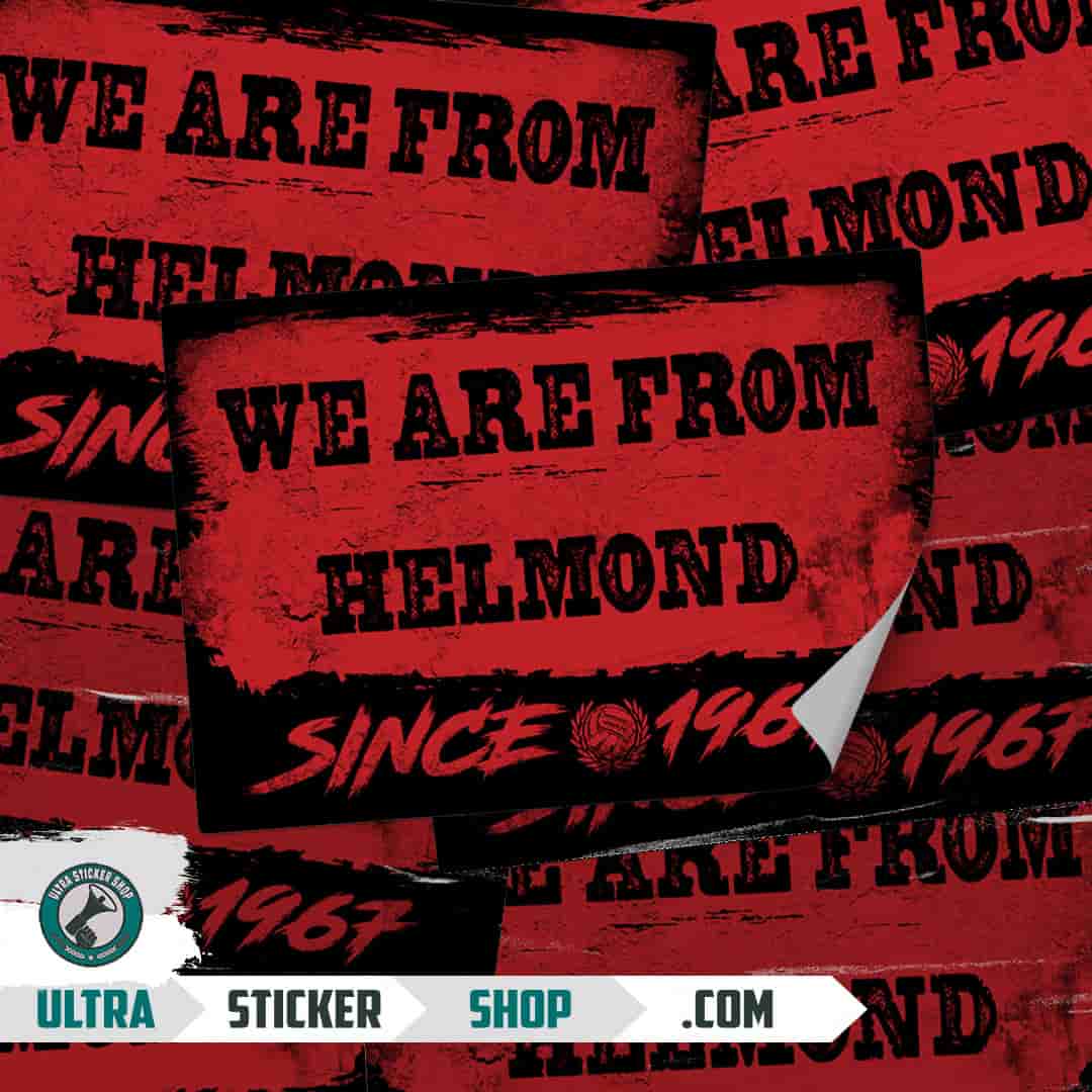 We are from Helmond since 1967 Stickers