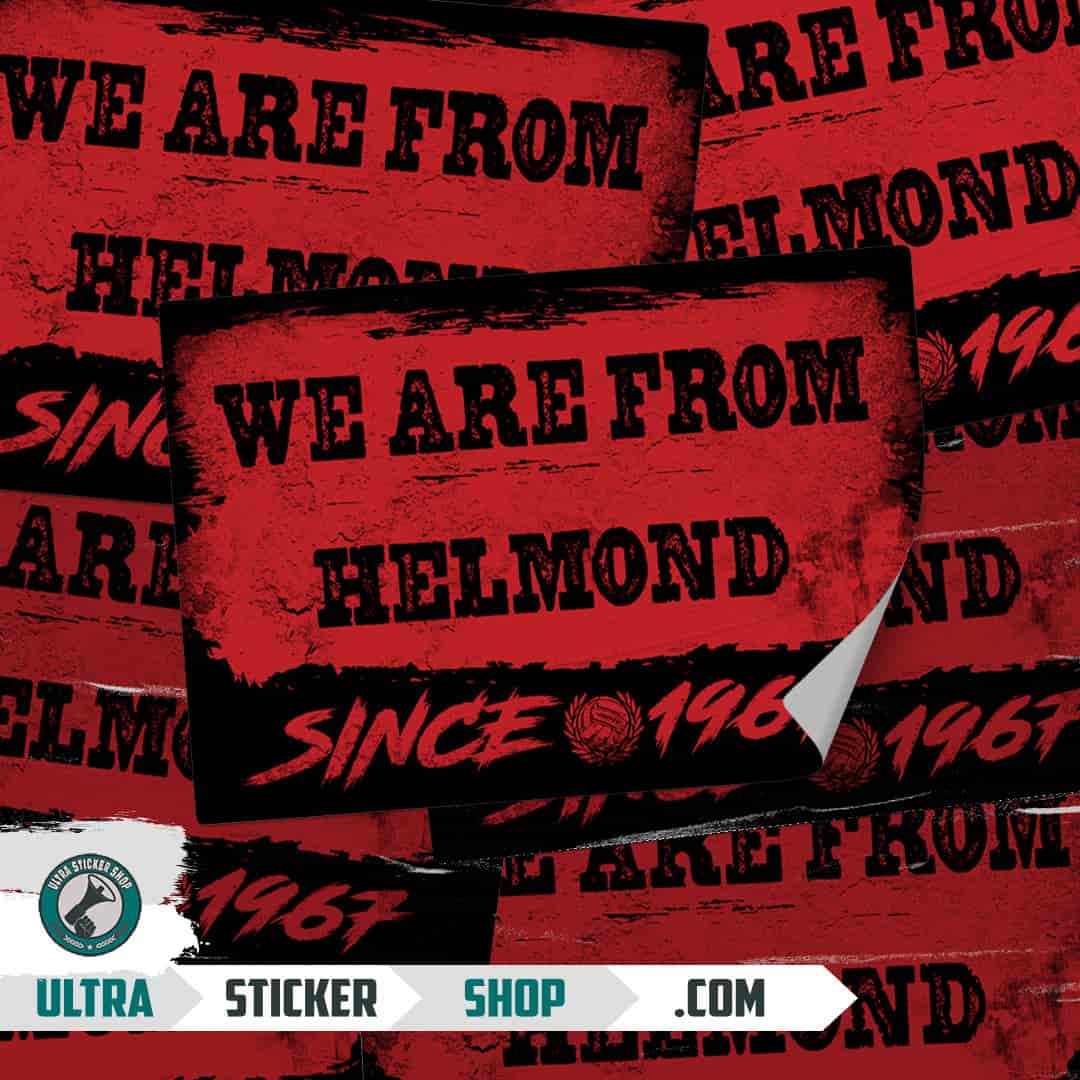 We are from Helmond since 1967 Stickers