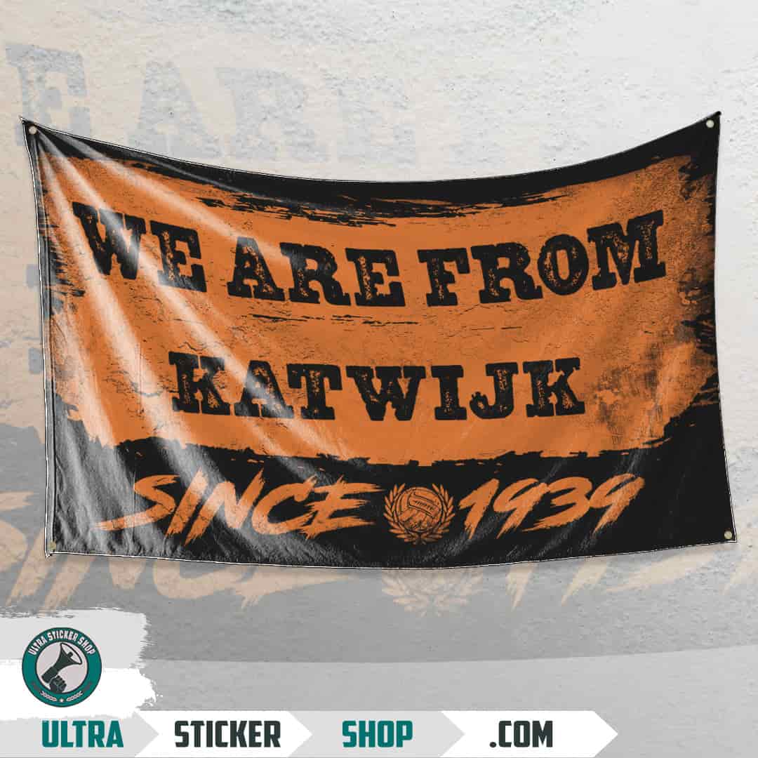 We are from Katwijk since 1939 Vlag
