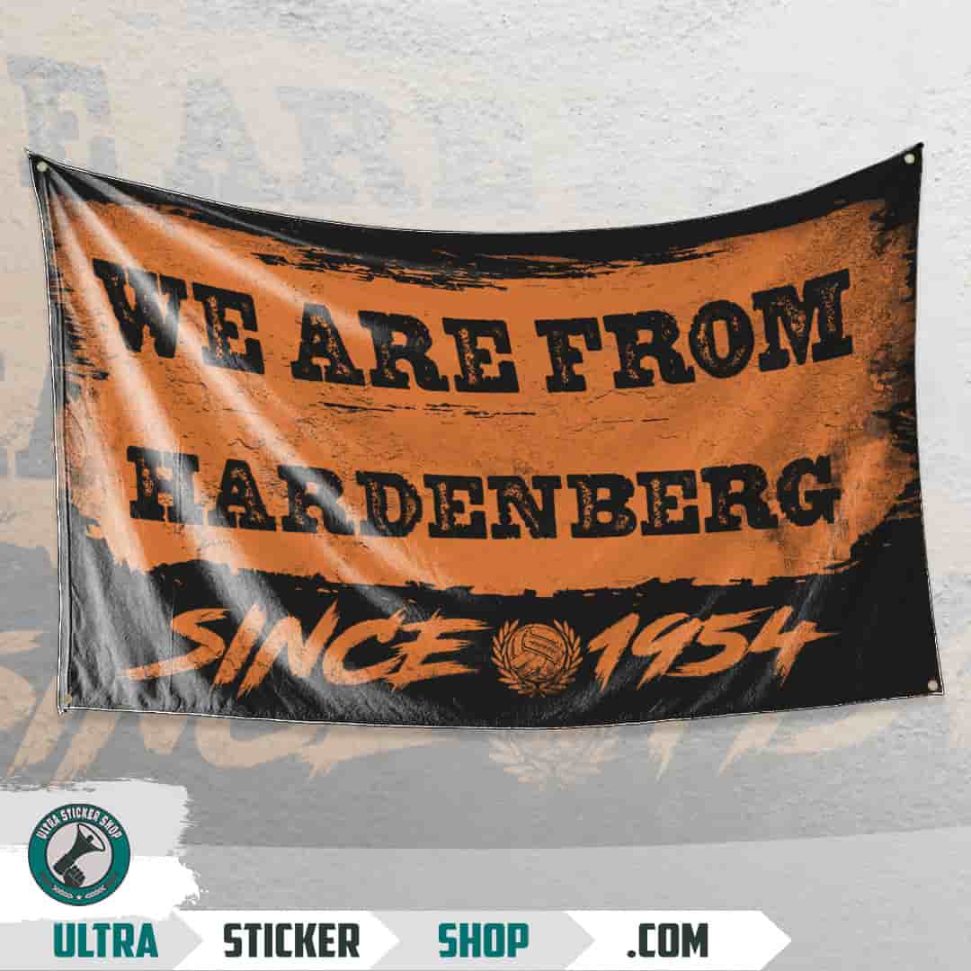 We are from Hardenberg since 1954 Vlag