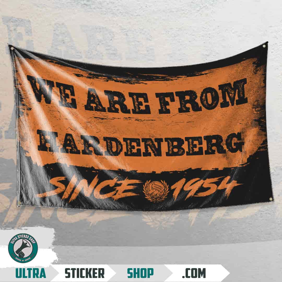 We are from Hardenberg since 1954 Vlag