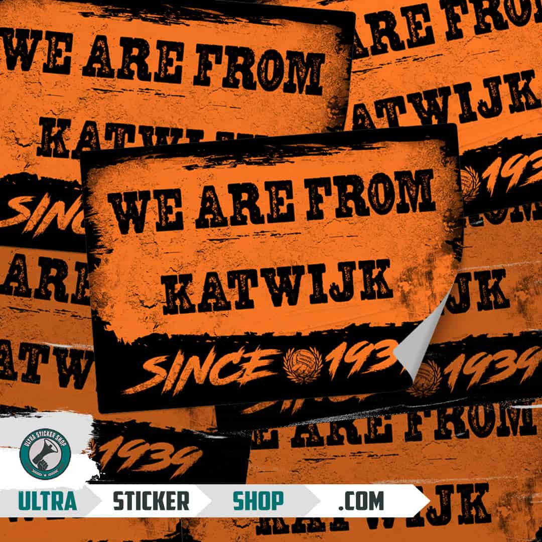We are from Katwijk since 1939 Stickers