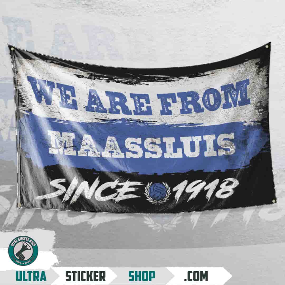 We are from Maassluis since 1918 Vlag