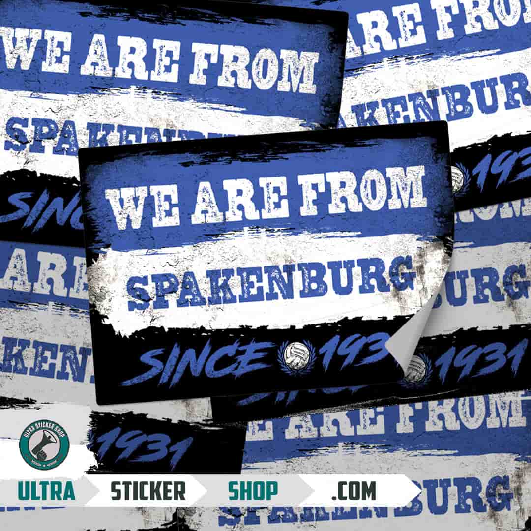 We are from Spakenburg since 1931 Stickers