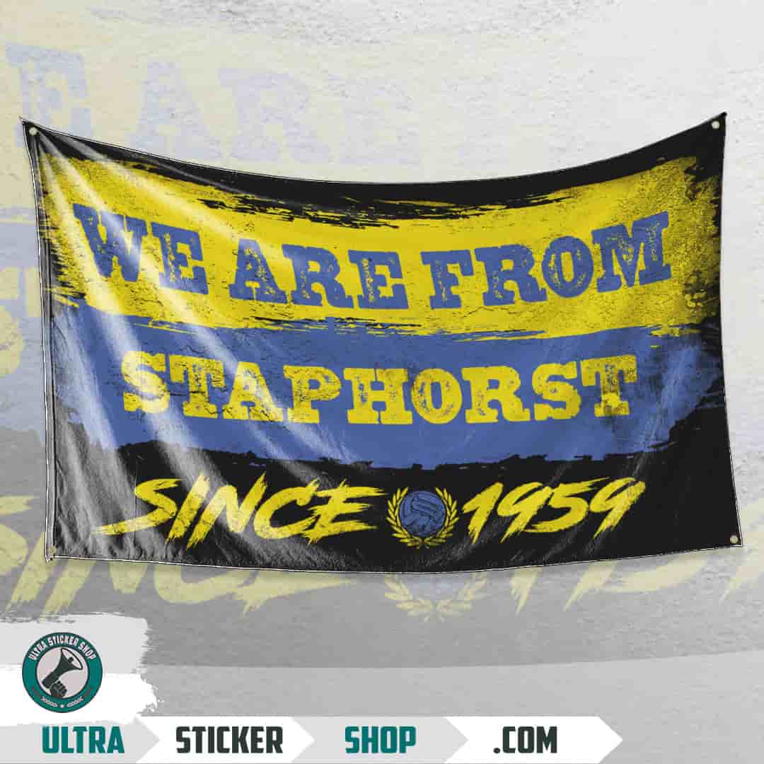 We are from Staphorst since 1959 Vlag
