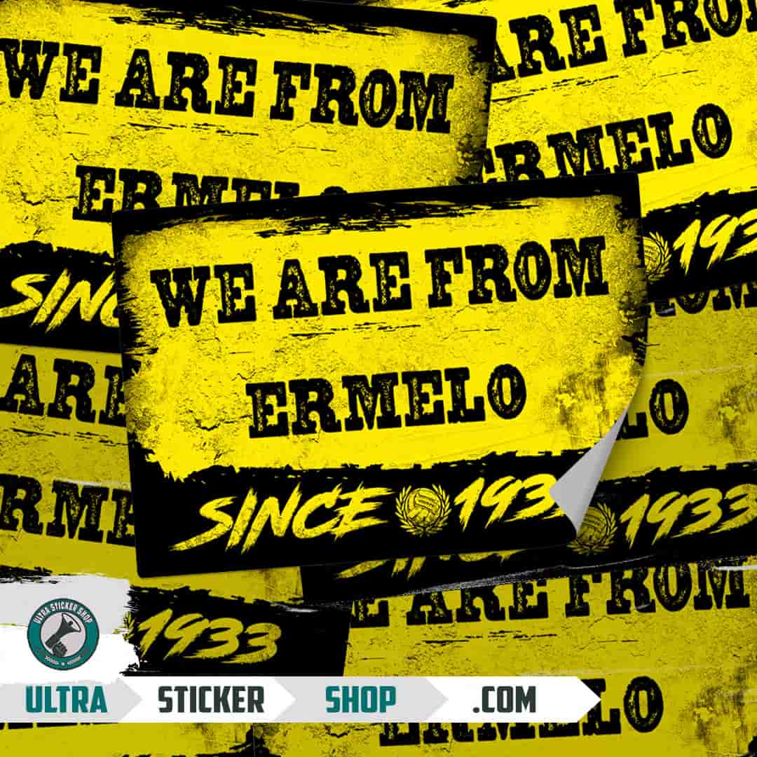 We are from Ermelo since 1933 Stickers