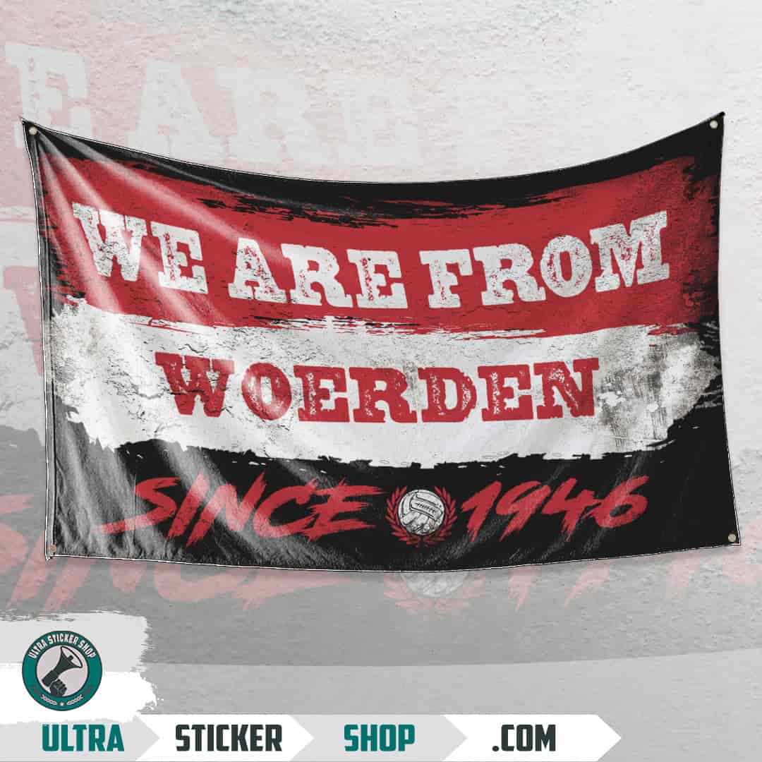 We are from Woerden since 1946 Vlag