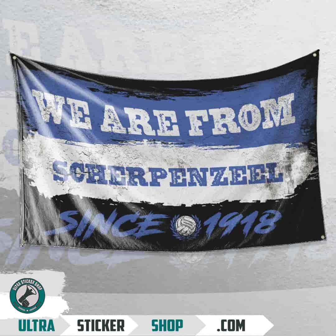 We are from Scherpenzeel since 1918 Vlag