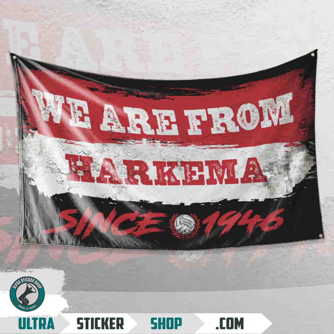 We are from Harkema since 1946 Vlag