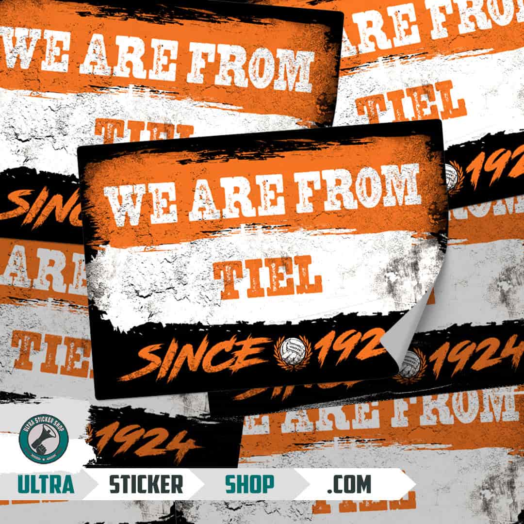 We are from Tiel since 1924 Stickers