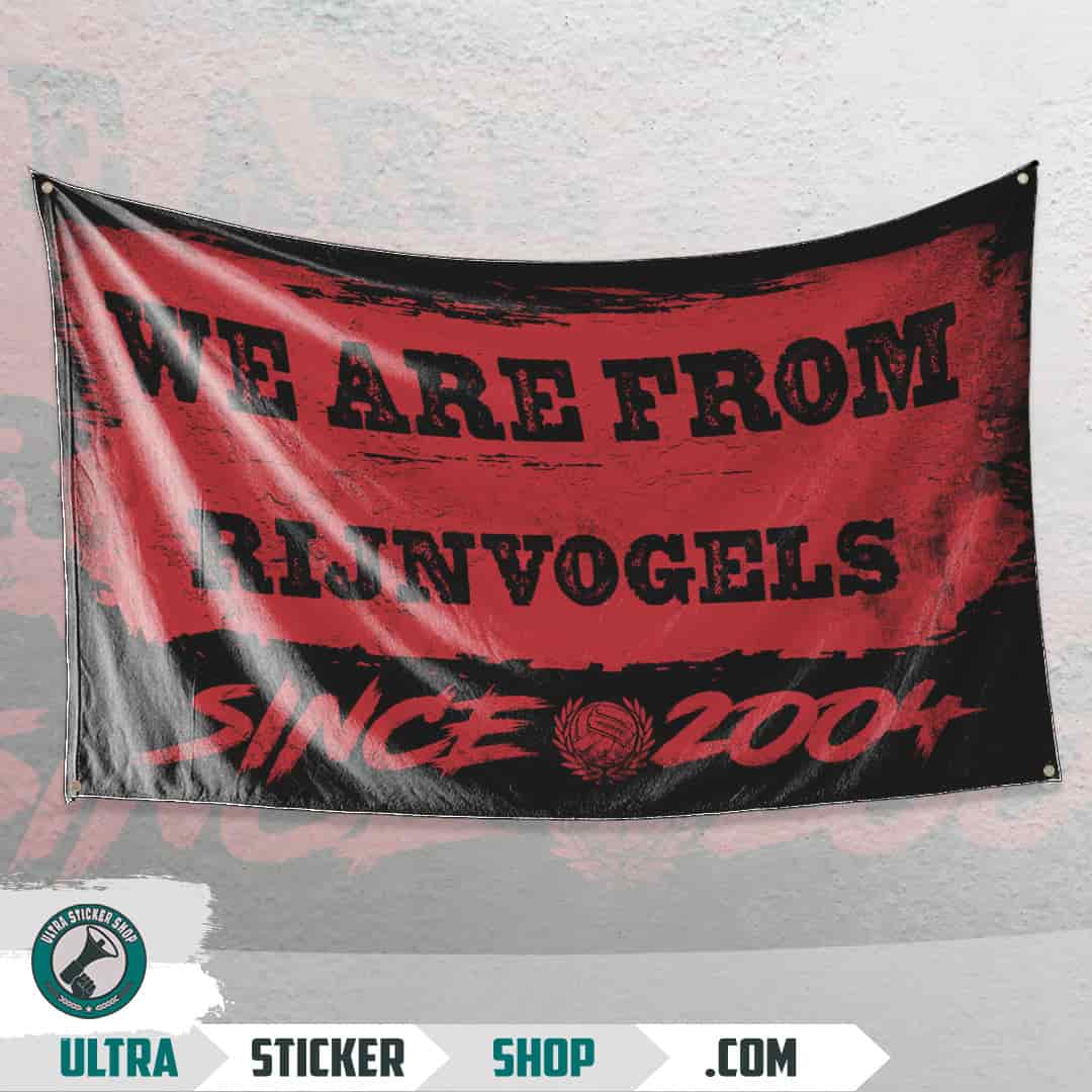 We are from Rijnvogels since 2004 Vlag