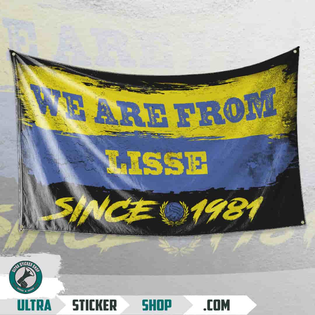 We are from Lisse since 1981 Vlag