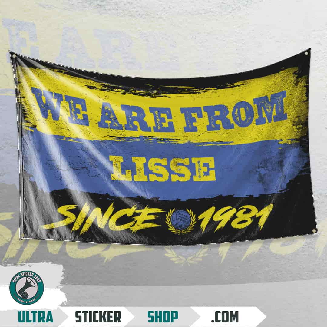 We are from Lisse since 1981 Vlag