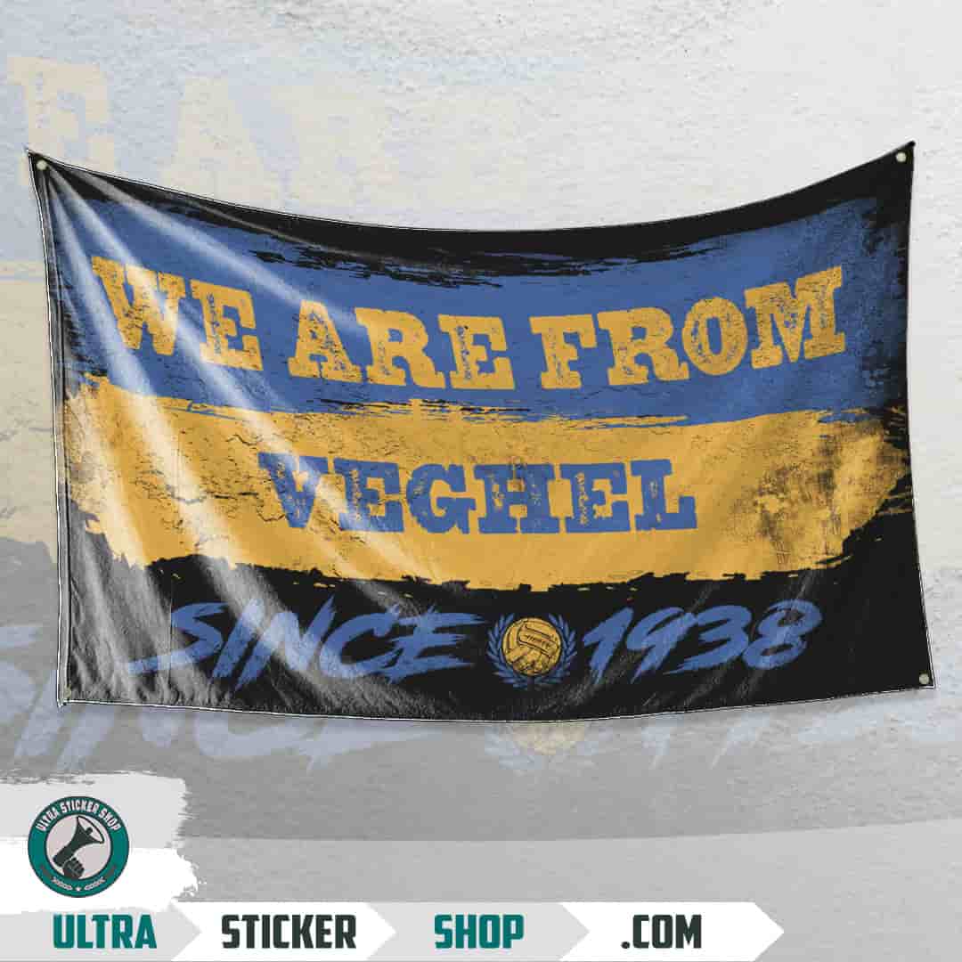 We are from Veghel since 1938 Vlag