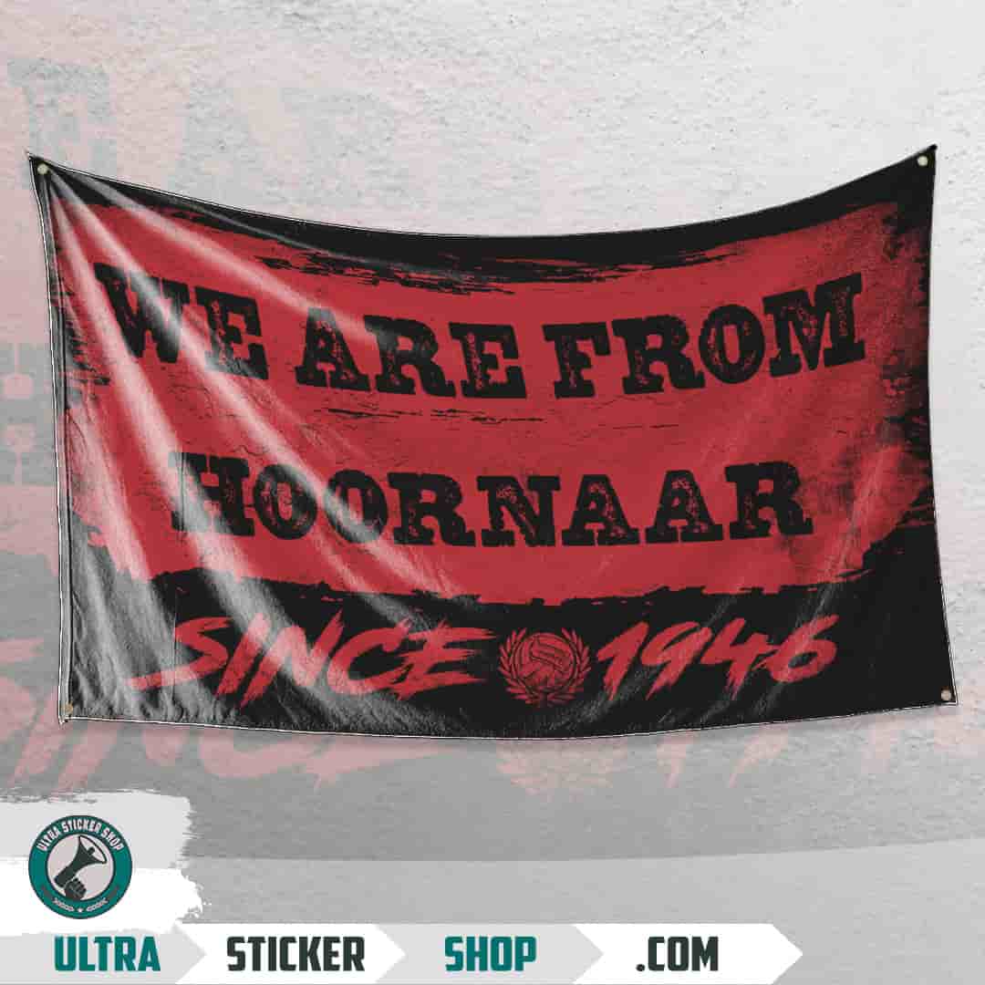 We are from Hoornaar since 1946 Vlag