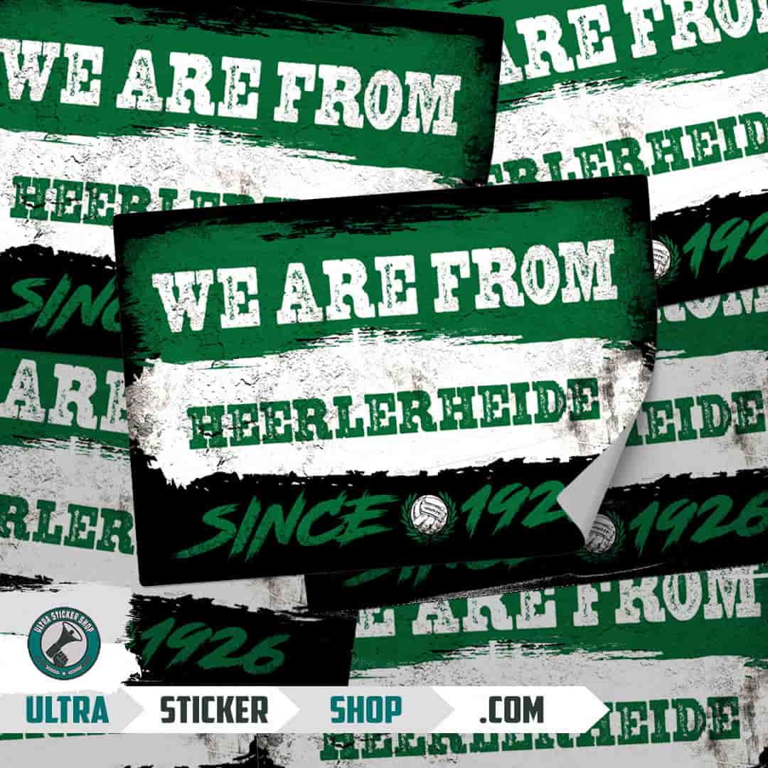 We are from Heerlerheide since 1926 Stickers