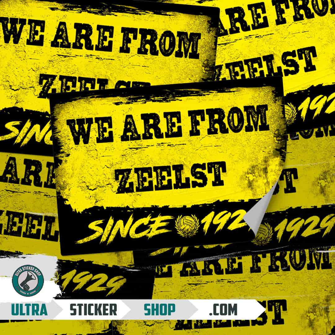 We are from Zeelst since 1929 Stickers