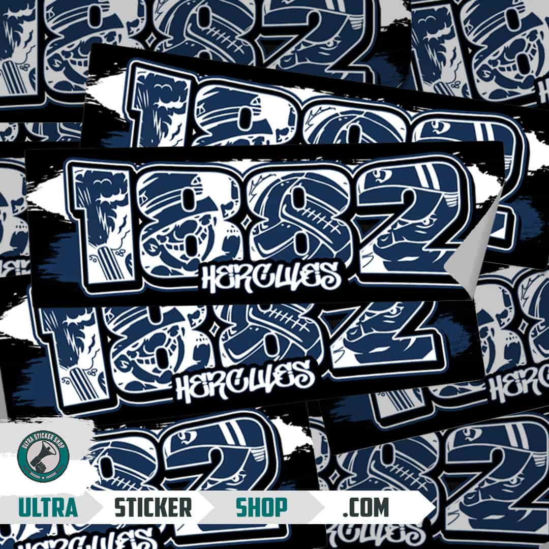 1882 Hercules Stickers
