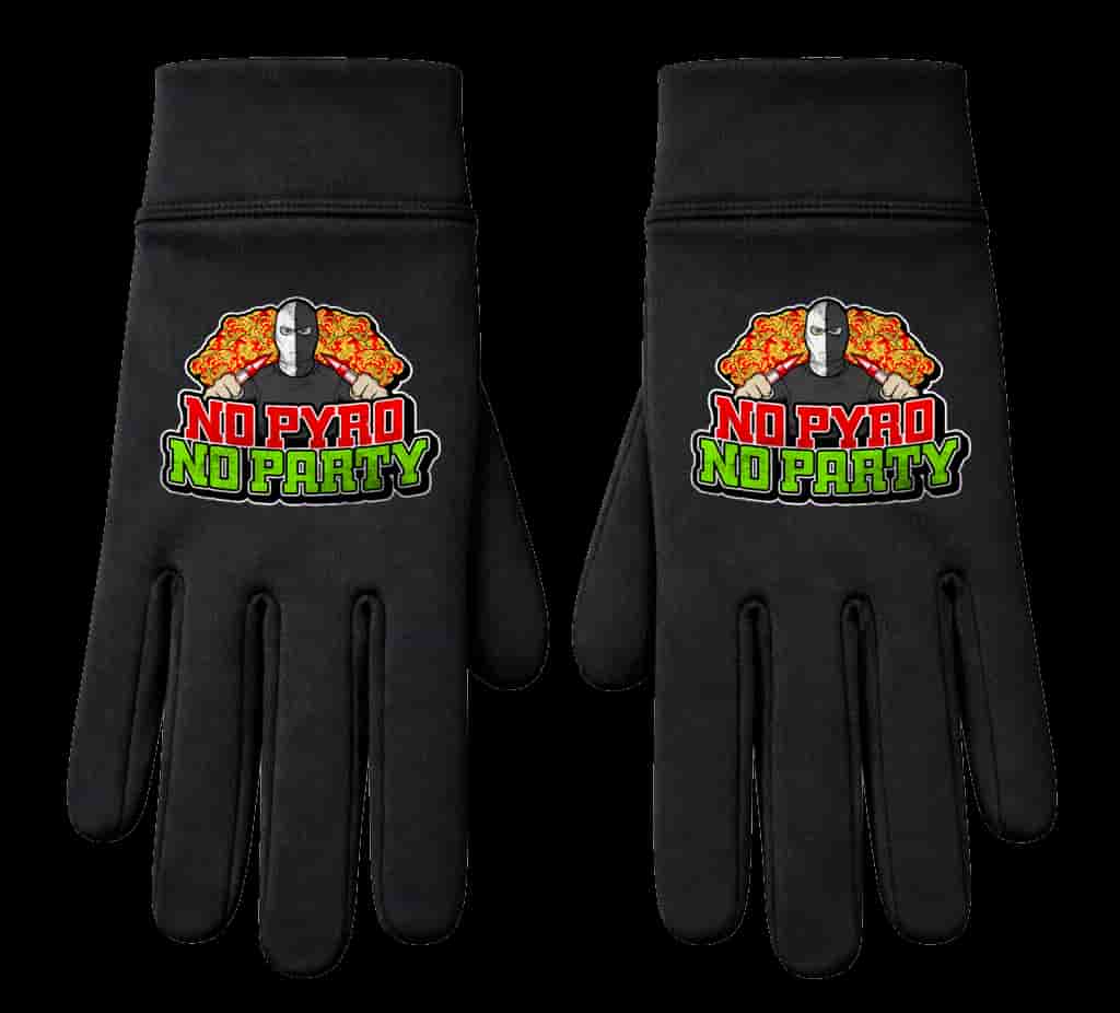 No pyro no party Handschoenen