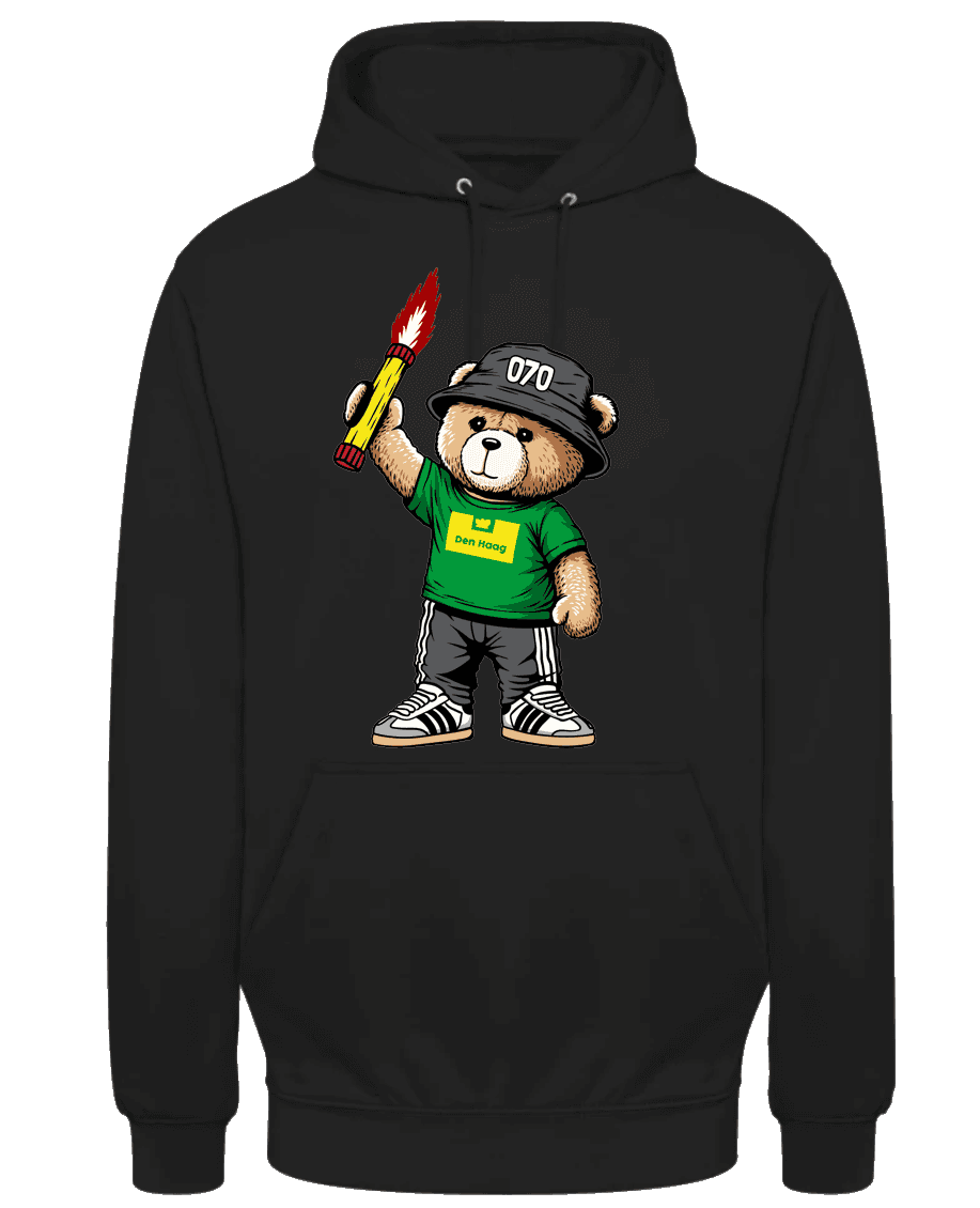 Den Haag 070 bear Hoodie