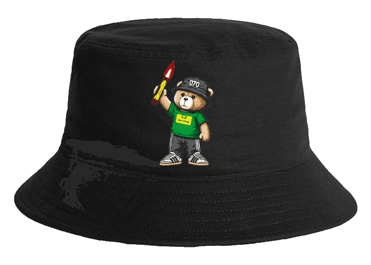 Den Haag 070 bear Bucket Hat
