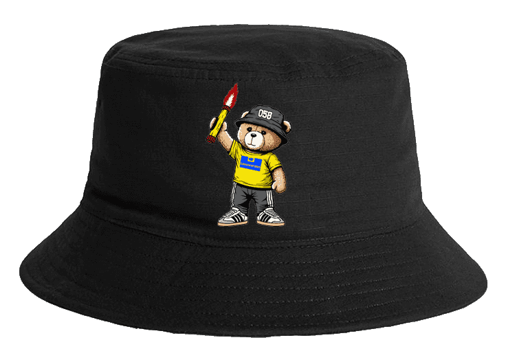 Leeuwarden 058 bear Bucket Hat