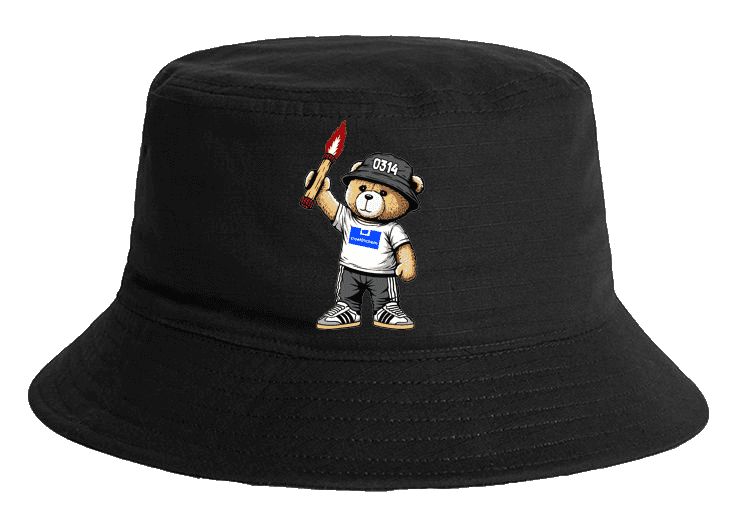 Doetinchem 0314 bear Bucket Hat