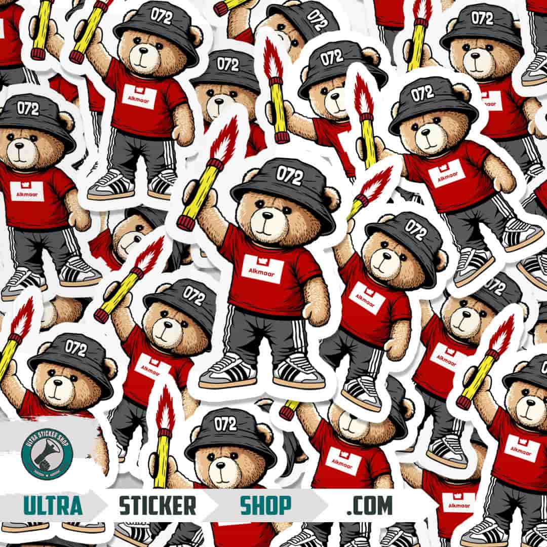 Alkmaar 072 bear Stickers