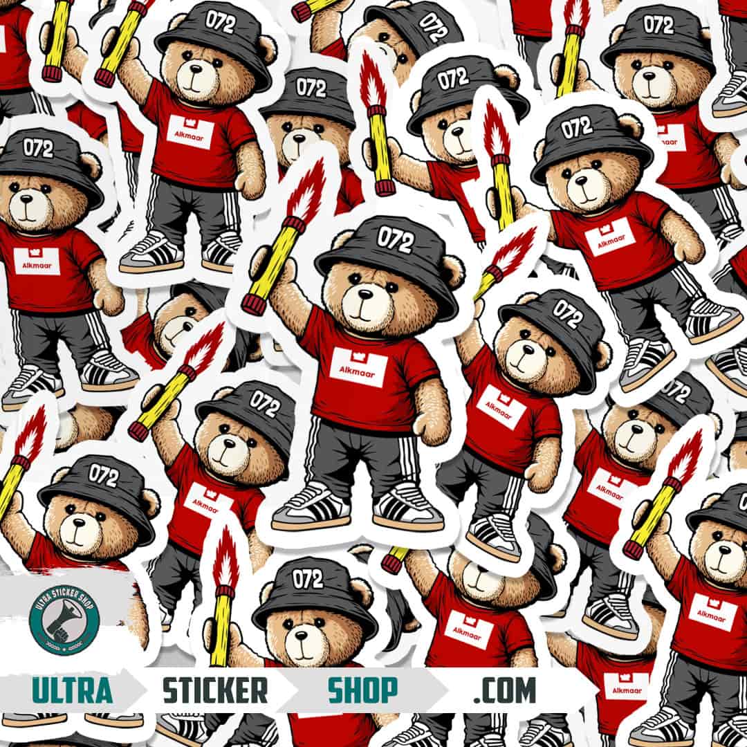Alkmaar 072 bear Stickers
