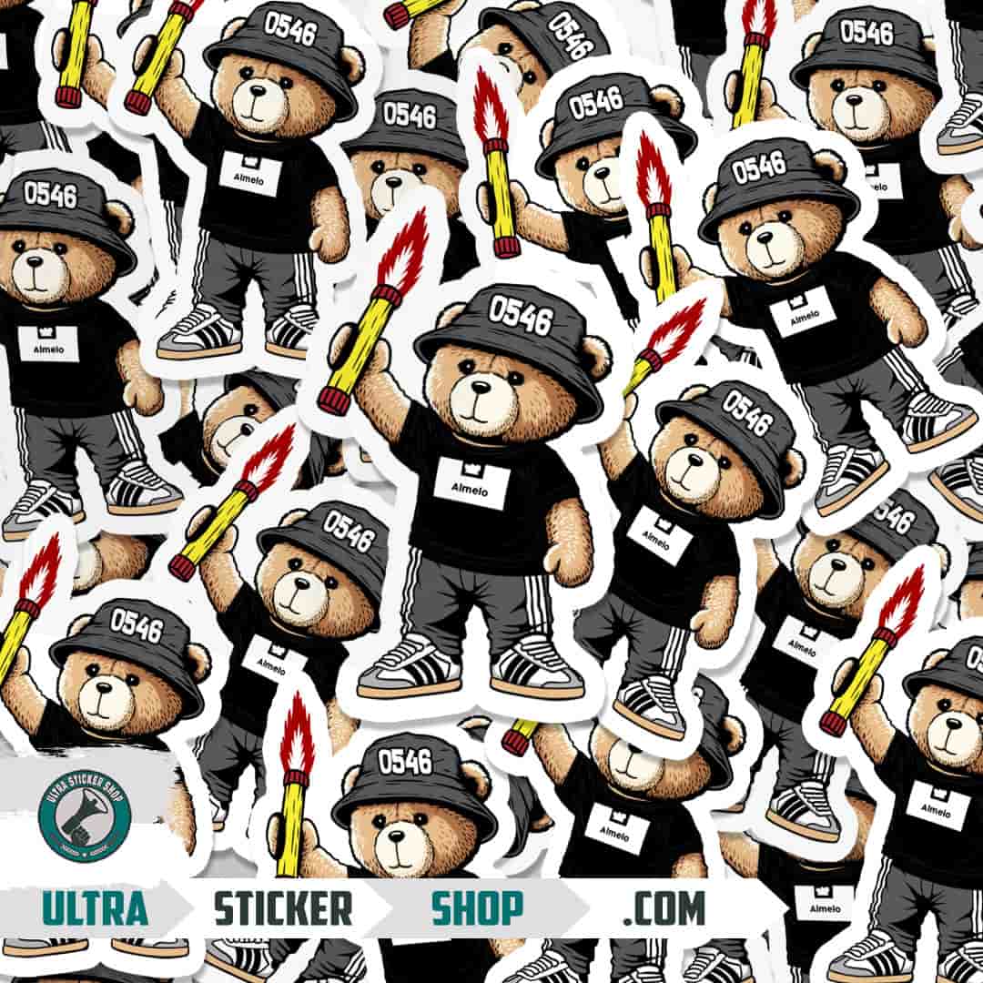 Almelo 0546 bear Stickers