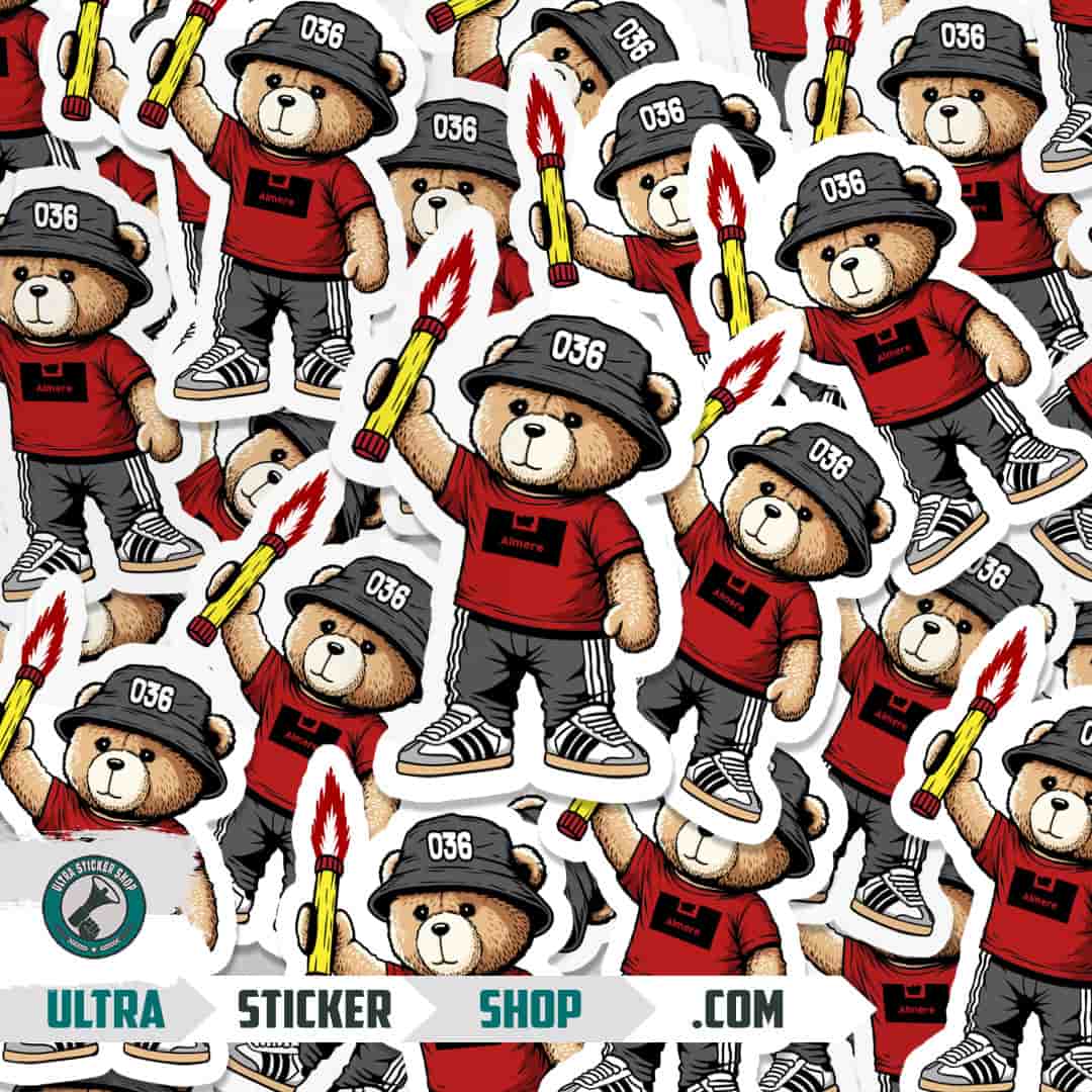 Almere 036 bear Stickers