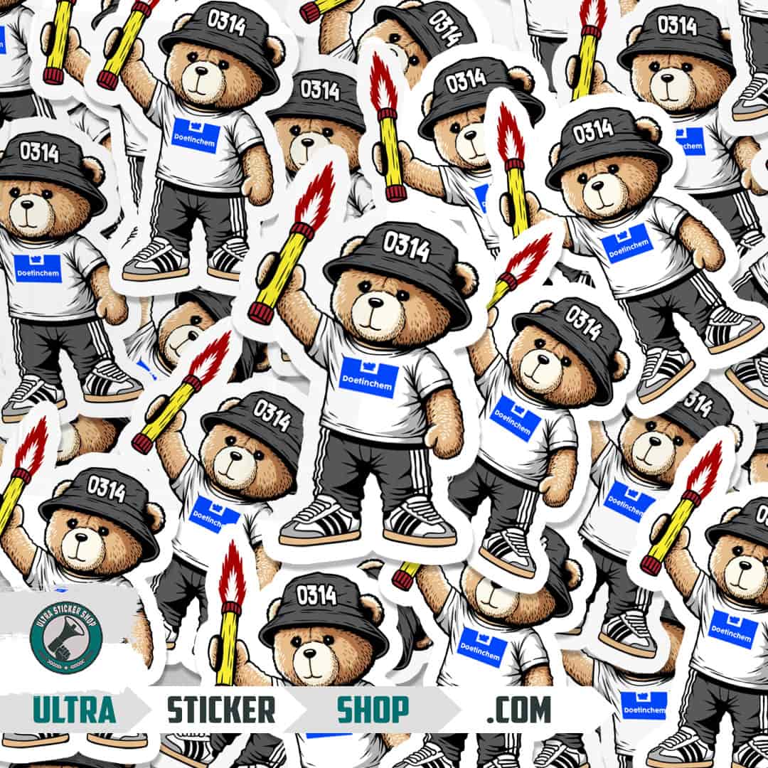 Doetinchem 0314 bear Stickers