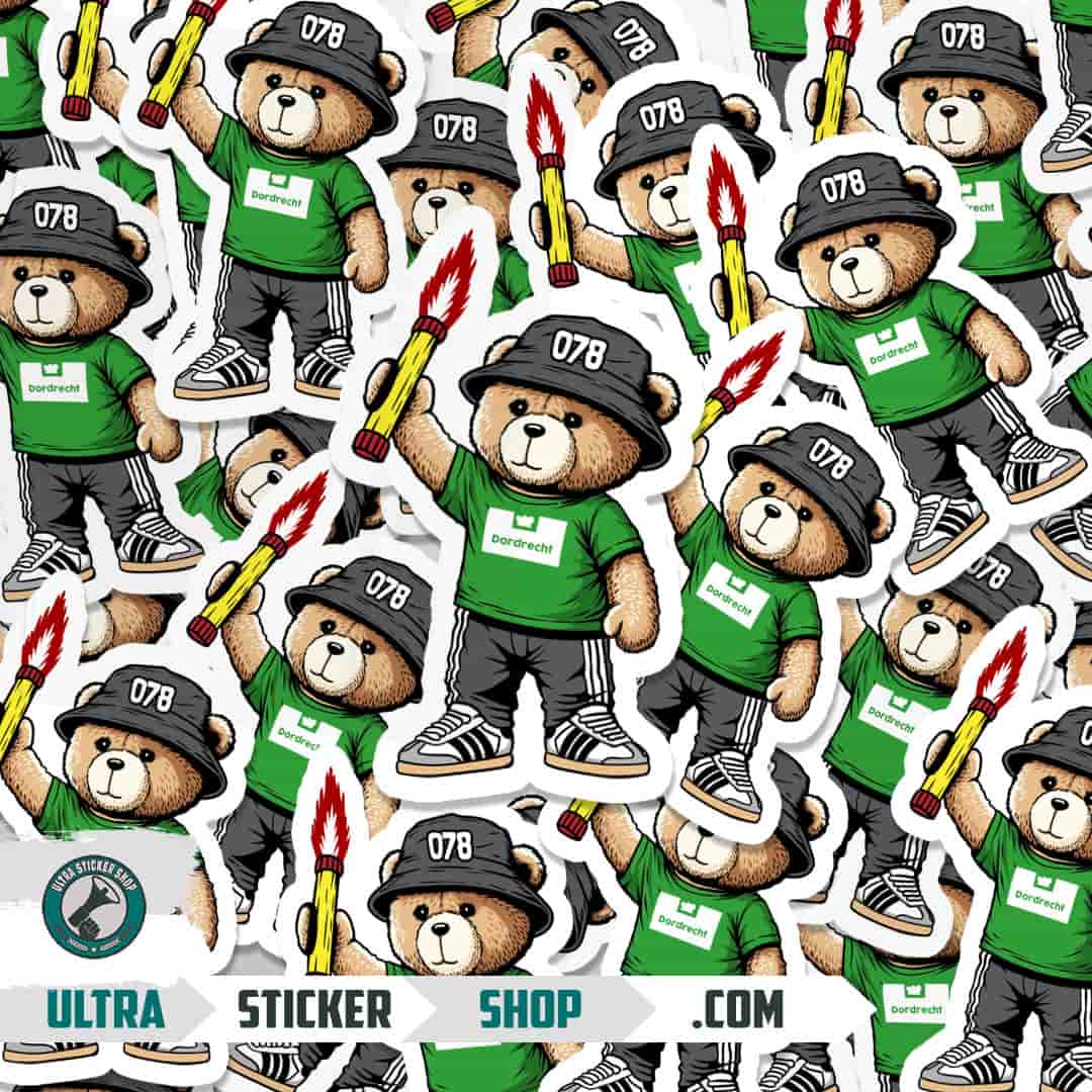 Dordrecht 078 bear Stickers