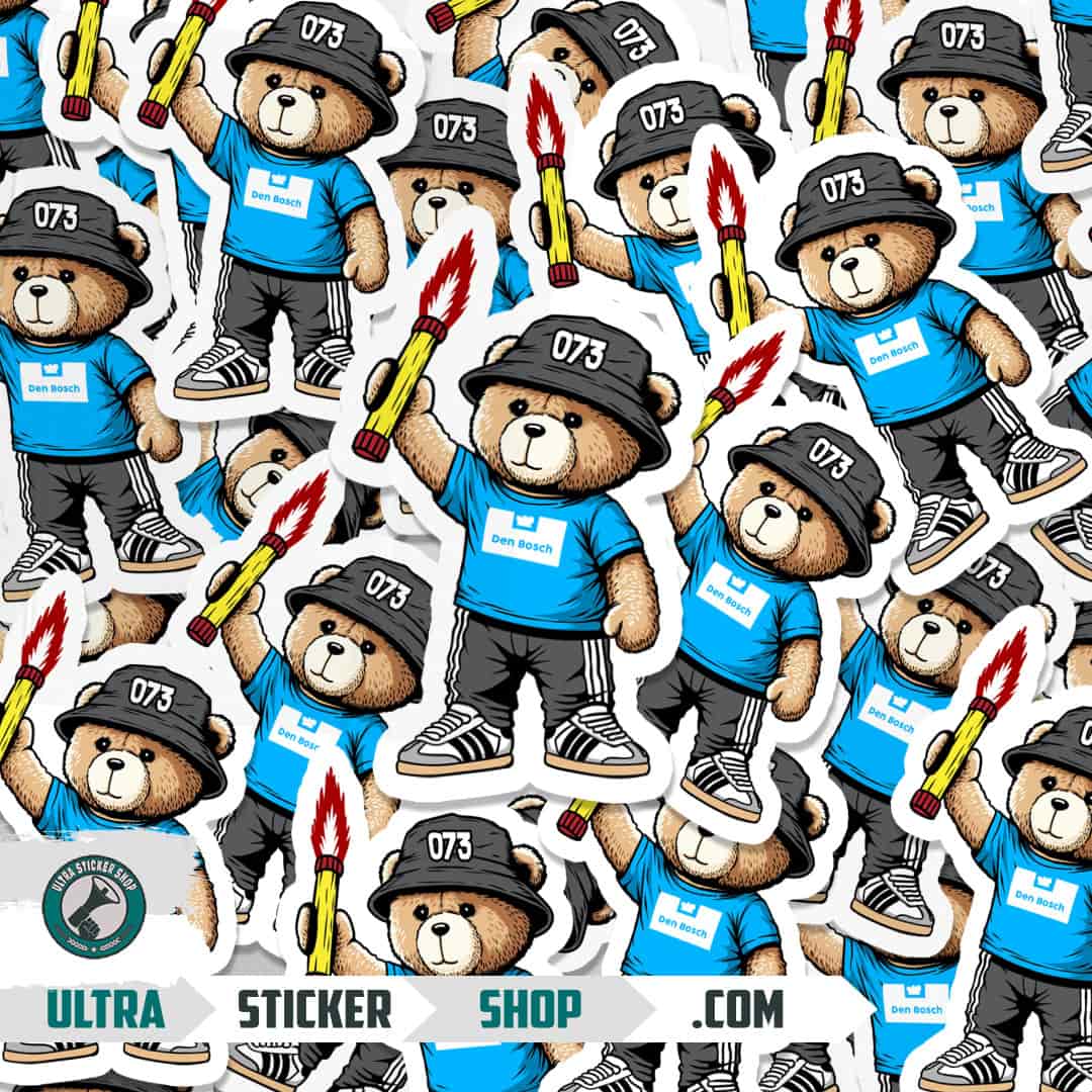 Den Bosch 073 bear Stickers