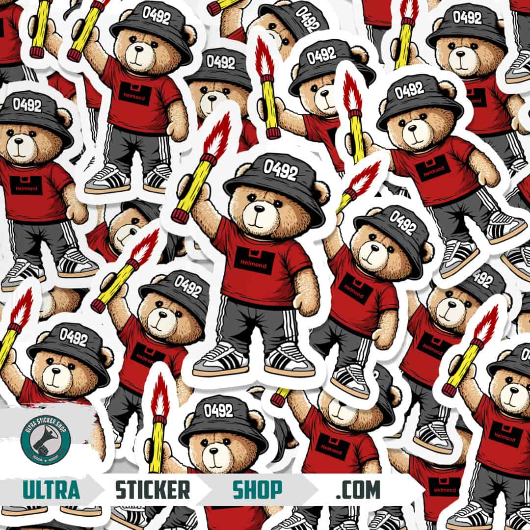 Helmond 0492 bear Stickers