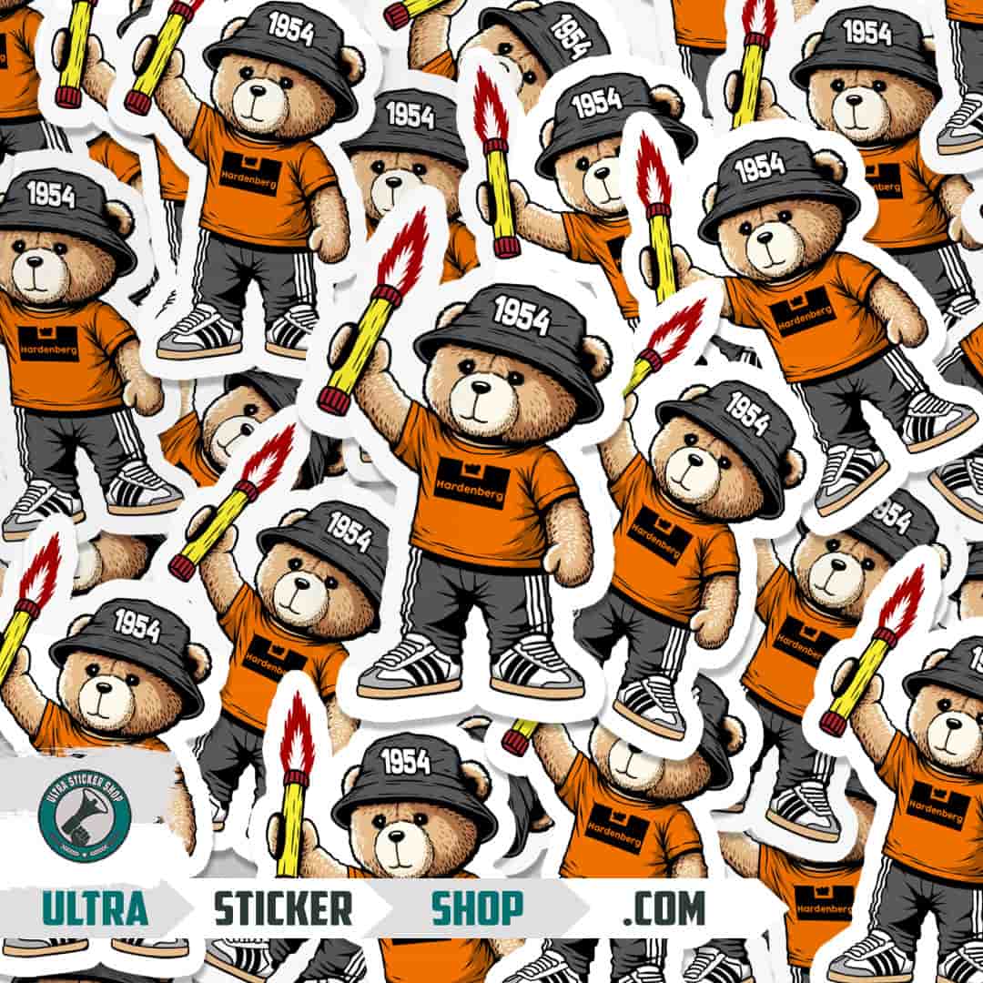 Hardenberg 1954 bear Stickers