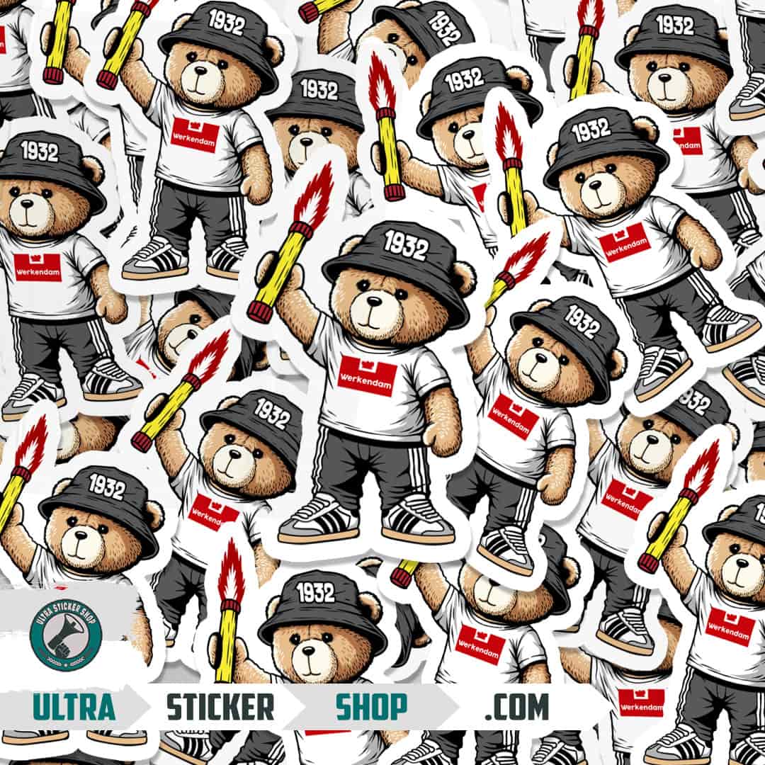 Werkendam 1932 bear Stickers
