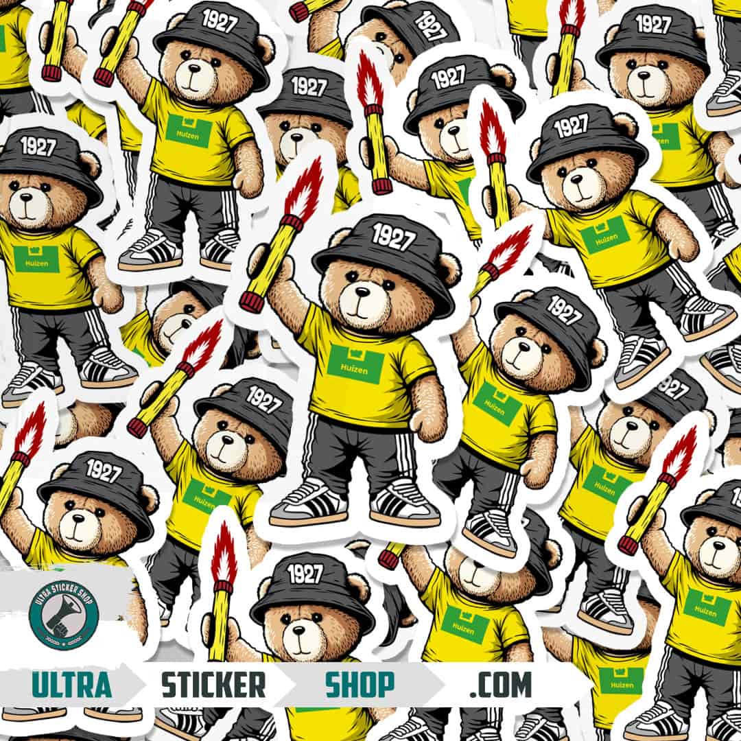 Huizen 1927 bear Stickers