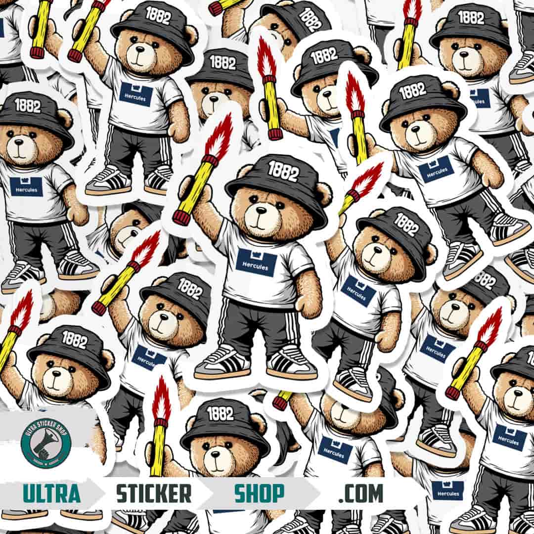 Hercules 1882 bear Stickers