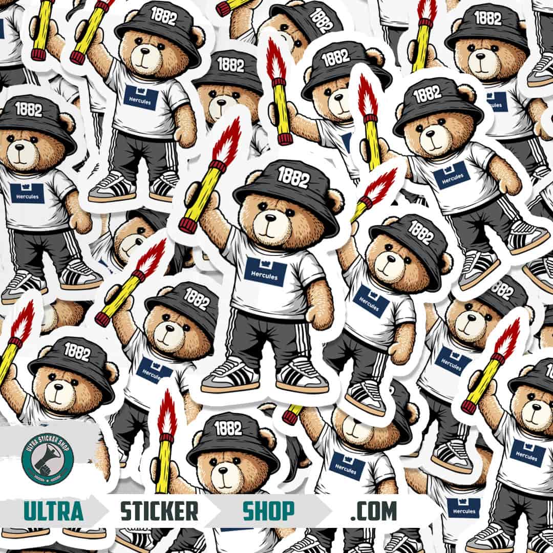 Hercules 1882 bear Stickers