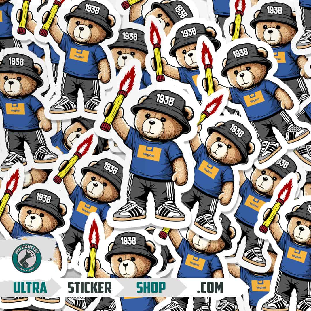 Veghel 1938 bear Stickers